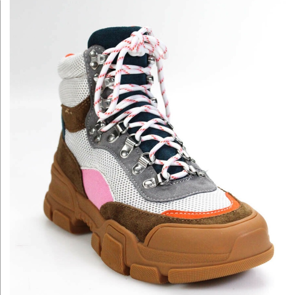 Villa Rouge Womens Gem Ankle Boots White Multi size 5.5